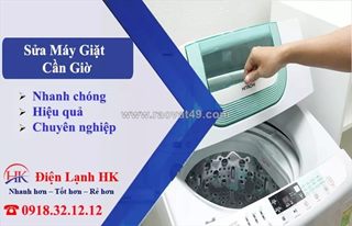 Sửa máy giặt cần giờ uy tín, giá rẻ, có mặt nhanh