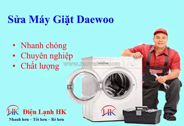 Sửa máy giặt daewoo tại nhà - nhanh chóng, uy tín, giá rẻ