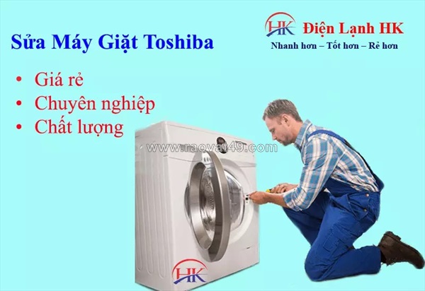 Sửa máy giặt toshiba tại nhà - có mặt nhanh, giá rõ ràng, bảo hành dài hạn