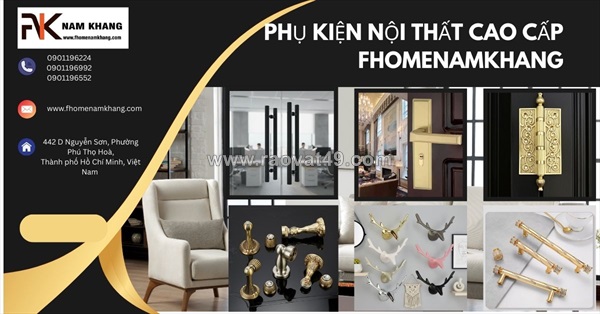 Tại sao kiến trúc sư luôn ưu tiên lựa chọn phụ kiện nội thất fhomenamkhang