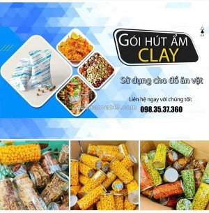 Tại sao nên dùng gói hút ẩm clay thịnh phong cho hạt dinh dưỡng?