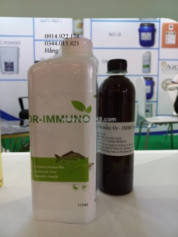 Thảo dược bổ gan or-immuno, chiết xuất từ tỏi, tăng sức đề kháng cho vật nuôi