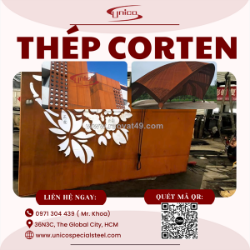 Thép corten (a588/spa-h): giải pháp kiến trúc độc bản và bền vững