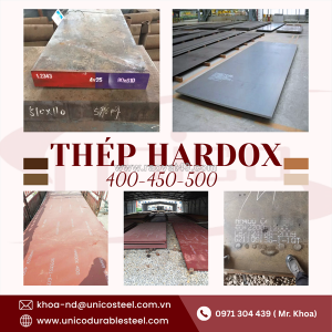 Thép hardox 400 - 450 - 500: định nghĩa lại độ bền trong môi trường khắc nghiệt
