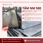 Thép tấm nm500: 