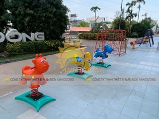 Thú nhún lò xo con gà, thú nhún con ngựa, thú nhún lò xo