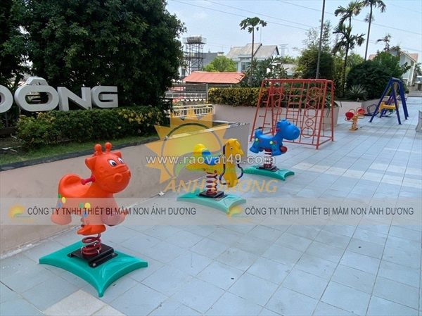 Thú nhún lò xo con gà, thú nhún con ngựa, thú nhún lò xo