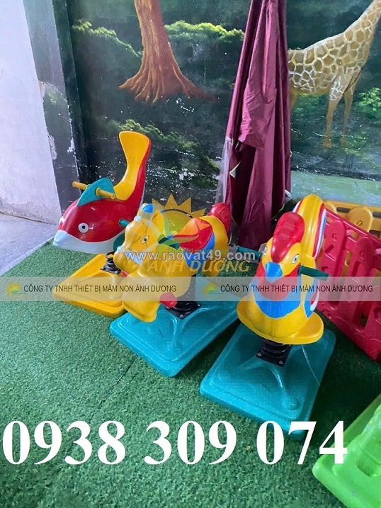 Thú nhún lò xo nhập khẩu nhựa, thú nhún lò xo nhựa composite