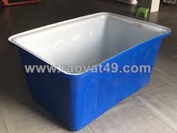 Thùng nhụa chữ nhật 750lit giá rẻ