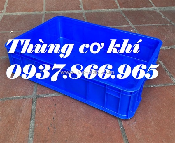 Thùng nhựa có nắp đậy, thùng hpde nguyên sinh, khay nhựa, thùng nhựa bít