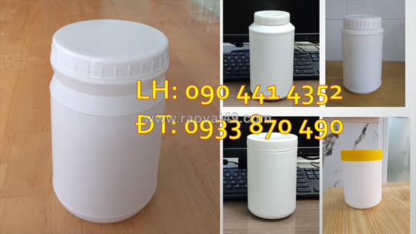 Tìm hủ nhựa 50g đựng thuốc, hủ nhựa 100g đựng muối, hủ nhựa 250gr đựng thức ăn pet