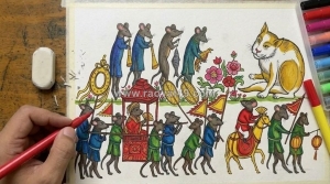 Tổng hợp ý tưởng vẽ tranh dân gian sáng tạo và độc đáo