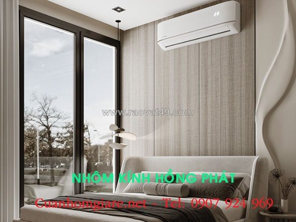 Top 10+ mẫu cửa nhôm kính phòng ngủ đẹp, sang trọng