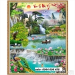 Tranh gạch 3d ốp tường hành lang - sảnh - xnvc79