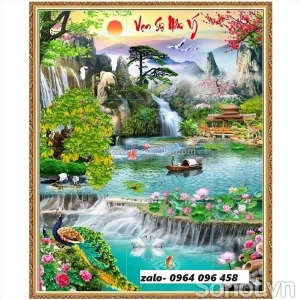 Tranh gạch 3d ốp tường hành lang - sảnh - xnvc79