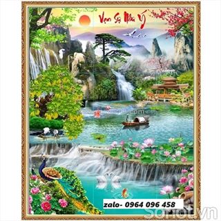 Tranh gạch 3d ốp tường hành lang - sảnh - xnvc79