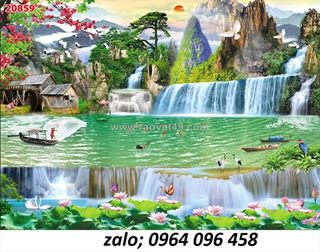 Tranh gạch 3d phong cảnh - phong thủy - cbvb89