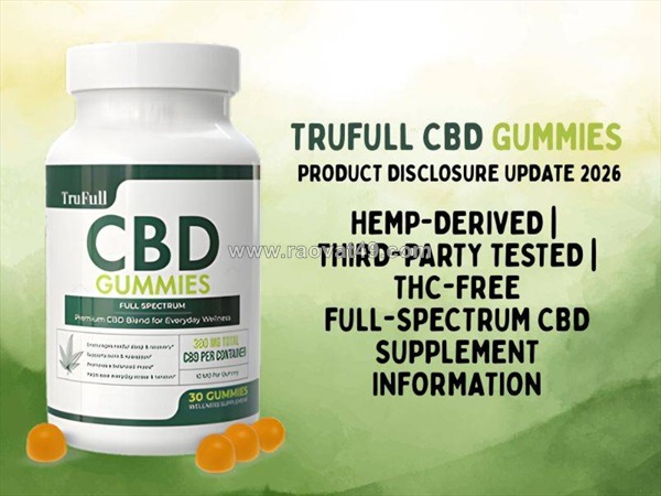Tru full cbd gummies – your trusted companion for natural support