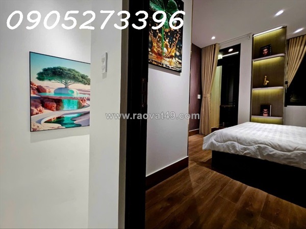 Trung tâm gò vấp - 1 sẹc thẳng ra mặt tiền 30m - nhà mới đẹp 3 phòng ngủ ( có