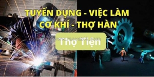 Tuyển 2 thợ hàn & 2 thợ tiện làm tại tân bình