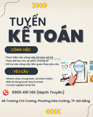 Tuyển kế toán đà nẵng