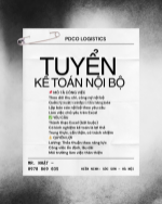 Tuyển kế toán nội bộ sóc sơn
