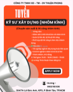 Tuyển kỹ sư xây dựng bình tân