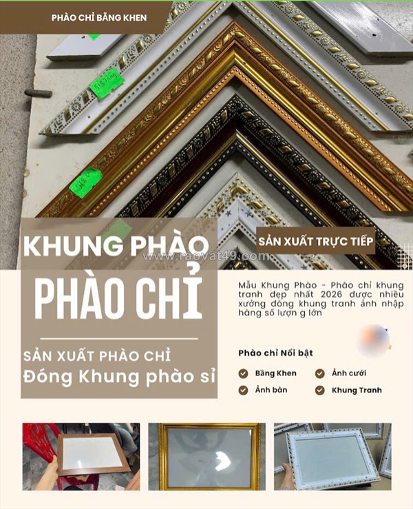 Tuyển nv vận hành máy sản xuất phào chỉ khung tranh nhựa ở biên hoà