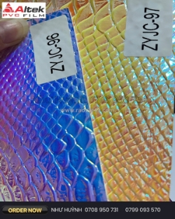 Vải hologram giả da mua ở đâu - altek pvc film
