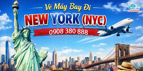 Vé máy bay đi new york (nyc)