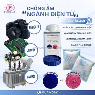 Vì sao linh kiện điện tử cần gói hút ẩm khi đóng gói?
