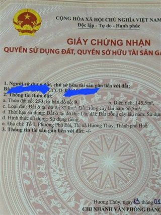 Vị trí đẹp – giá tốt  – chính chủ cần bán nhanh lô đất mặt tiền trưng nữ vương