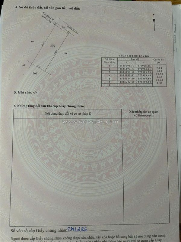 Vị trí đẹp – giá tốt  – chính chủ cần bán nhanh lô đất mặt tiền trưng nữ vương