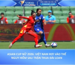 Việt nam rơi vào thế nguy hiểm sau trận thua đài loan