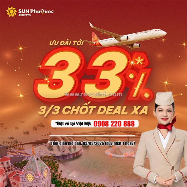 Vietjet tung ưu đãi 83% vé eco nội địa và quốc tế
