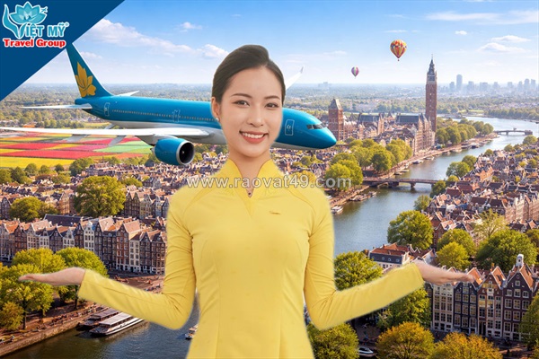 Vietnam airlines chính thức mở bán vé cho đường bay thẳng đến amsterdam