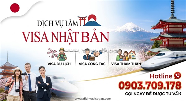 Visa nhật bản trọn gói: không lo giấy tờ, tỉ lệ đậu cực cao