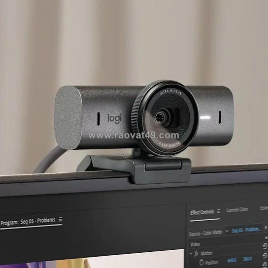 Webcam logitech brio 4k – đẳng cấp hình ảnh chuyên nghiệp