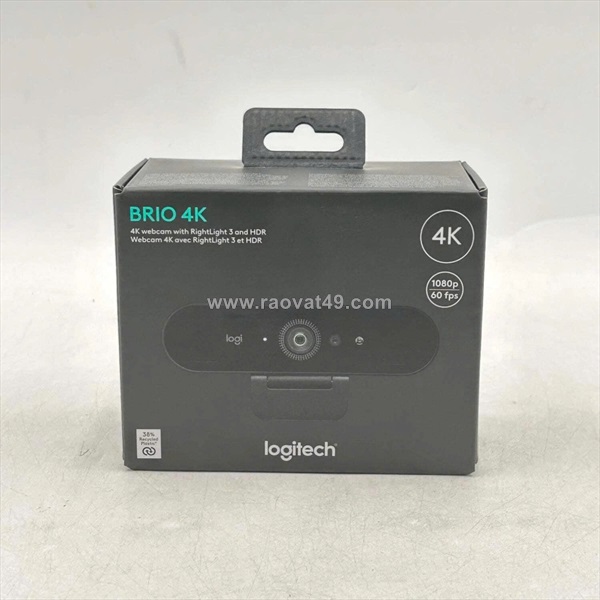 Webcam logitech brio 4k – đẳng cấp hình ảnh chuyên nghiệp
