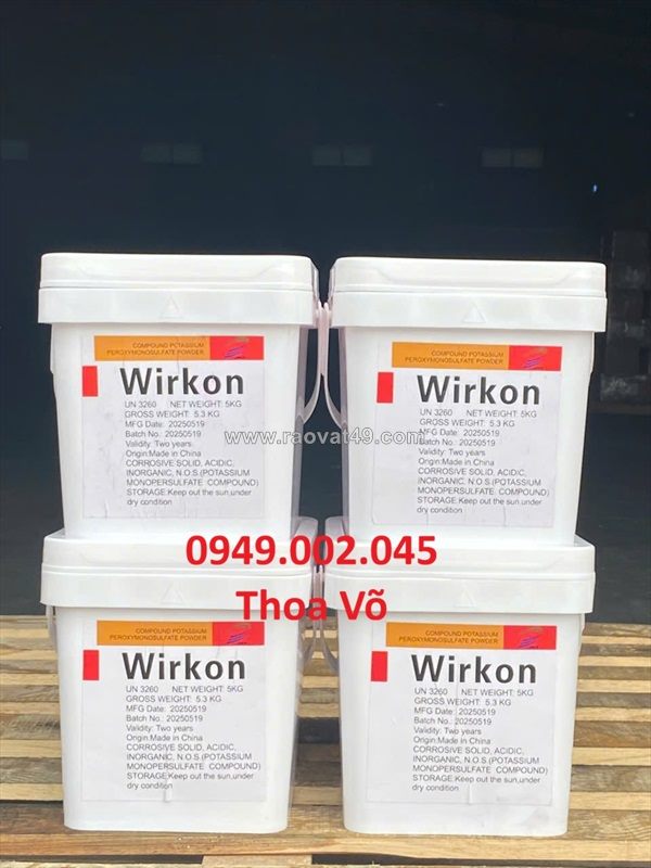 Wirkon – diệt khuẩn phổ rộng, sát trùng an toàn cho ao nuôi thủy sản