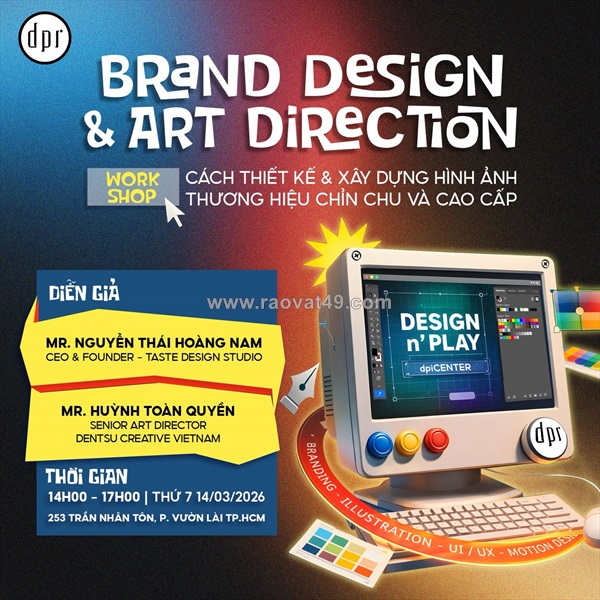 Workshop branding design & art direction – cách xây dựng hình ảnh thương hiệu chỉn chu và cao cấp