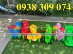 Xe chòi chân mầm non,bập bênh nhựa mầm non,bập bênh đôi nhựa