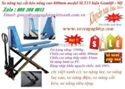Xe đẩy 200kg 4 bánh gấp gọn