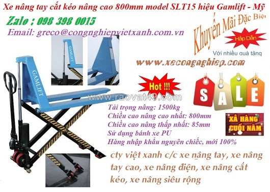 Xe nâng tay dùng trong kho hàng thương mại điện tử