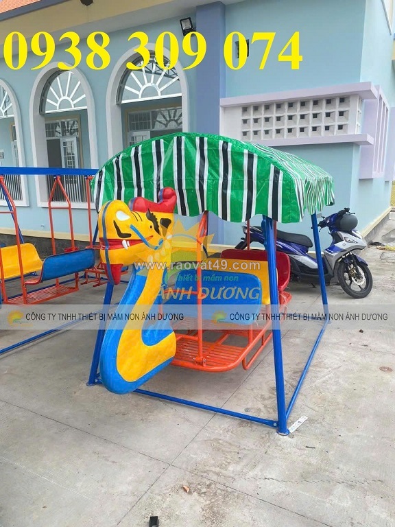 Xích đu thuyền rồng giá rẻ, xích đu sàn lắc ngoài trời
