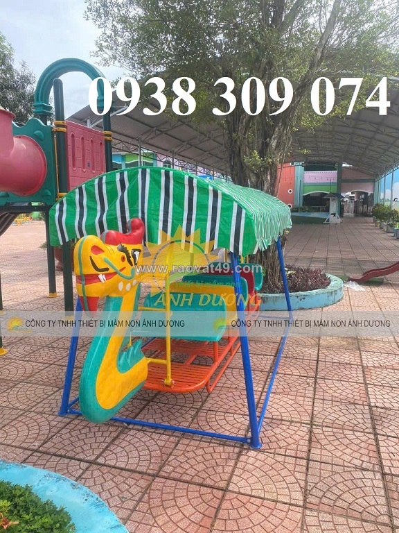 Xích đu thuyền rồng giá rẻ, xích đu sàn lắc ngoài trời