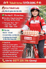 Yakult lady tân phú tuyển bán hàng