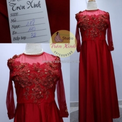 Áo dài sui gia plussize – đẹp nhã nhặn, phù hợp mọi dáng