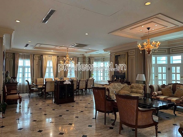 Bán biệt thự saigon pearl, khu cao cấp ven sông, căn góc 357m²,1 hầm + 1 trệt + 2 lầu + áp mái
