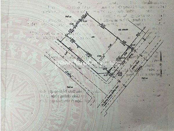 Bán đất dương quảng hàm gò vấp, 599m², ngang m, pháp lý rõ ràng, đang có hđ thuê